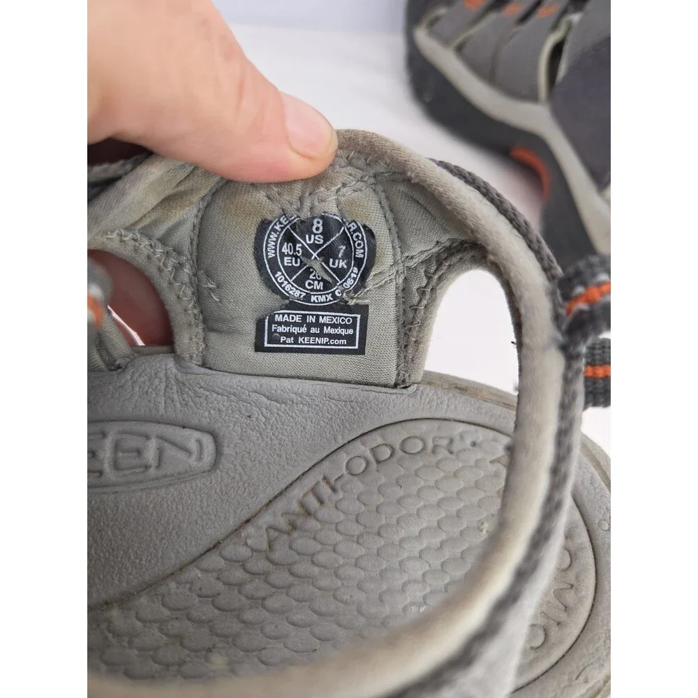 Keen Women's Gray and Orange Sport Sandals